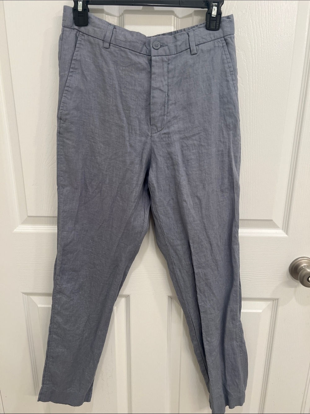 Zara (men’s) Linen Pants Light Blue
